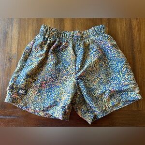 Melody Ehsani Women’s Multicolor Leopard Print Athletic Shorts- size small